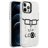Apple iPhone 12 Pro Max Kılıf Mermer Desenli  Marbello Kapak - 7