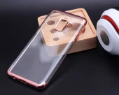 Galaxy A8 2018 Kılıf  Dört Köşeli Lazer Silikon Kapak thumbnail 4