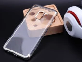 Galaxy A8 2018 Kılıf  Dört Köşeli Lazer Silikon Kapak thumbnail 6