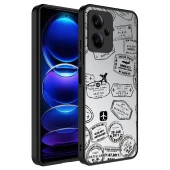 Xiaomi Redmi Note 12 5G Kılıf Aynalı Desenli Kamera Korumalı Parlak  Mirror Kapak thumbnail 2