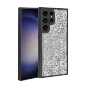 Galaxy S23 Ultra Kılıf Parlak Taşlı Tasarım  Ston Kapak thumbnail 7