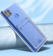 Xiaomi Redmi 9C Kılıf Kartlıklı Şeffaf  Setra Clear Silikon Kapak thumbnail 4