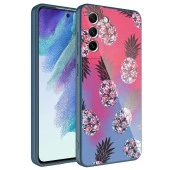 Galaxy S21 FE Kılıf Kamera Korumalı Desenli Sert Silikon  Epoksi Kapak thumbnail 5