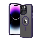 Apple iPhone 14 Pro Kılıf Wireless Şarj Özellikli  Hibrit Magsafe Kapak thumbnail 5