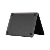 Apple Macbook 13.3' Air 2020 A2337  MSoft Carbon Fiber Tasarımlı Kapak - 3