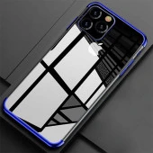 Apple iPhone 11 Pro Kılıf  Dört Köşeli Lazer Silikon Kapak - 8