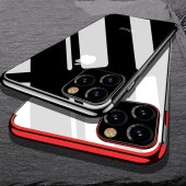 Apple iPhone 11 Pro Kılıf  Dört Köşeli Lazer Silikon Kapak - 11