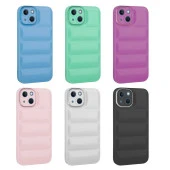 Apple iPhone 14 Kılıf Kamera Korumalı Parlak Airbag'li  Galya Kapak thumbnail 8