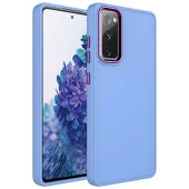 Galaxy S20 FE Kılıf Metal Çerçeve ve Buton Tasarımlı Silikon  Luna Kapak thumbnail 2