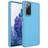 Galaxy S20 FE Kılıf Metal Çerçeve ve Buton Tasarımlı Silikon  Luna Kapak thumbnail 3