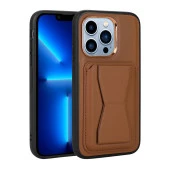 Apple iPhone 13 Pro Max Kılıf Kartlıklı Standlı Pu Deri  Memo Kapak thumbnail 5