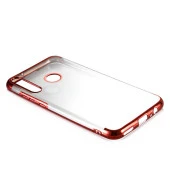 Huawei P40 Lite E Kılıf Dört Köşeli Lazer Silikon Kapak - 8