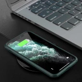 Apple iPhone 12 Kılıf  Dor Silikon Temperli Cam Kapak thumbnail 11