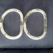 D Model Akrilik Beyaz Çanta Sapı - 1