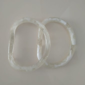 D Model Akrilik Beyaz Çanta Sapı - 3