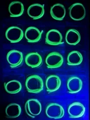 Eagenset Beyaz Fosforlu Glow Karanlıkta Parlayan, Ultraviyole (UV) Neon Poşet Çapari Simi, Jig Yapım Malzemesi - 9