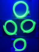 Eagenset Beyaz Fosforlu Glow Karanlıkta Parlayan, Ultraviyole (UV) Neon Poşet Çapari Simi, Jig Yapım Malzemesi - 6
