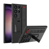 Galaxy S23 Ultra Kılıf Standlı El Tutacaklı  Band Kapak thumbnail 2