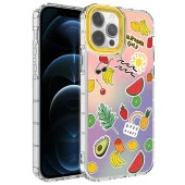 Apple iPhone 14 Pro Kılıf Kamera Korumalı Renkli Desenli Sert Silikon  Korn Kapak thumbnail 6