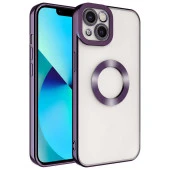 Apple iPhone 13 Kılıf Kamera Korumalı Logo Gösteren  Omega Kapak thumbnail 3