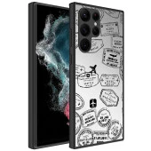 Galaxy S23 Ultra Kılıf Aynalı Desenli Kamera Korumalı Parlak  Mirror Kapak thumbnail 7