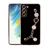 Galaxy S21 FE Kılıf El Tutamaçlı Kamera Korumalı  Taka Silikon Kapak thumbnail 3