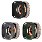 Apple Watch Ultra 49mm Silikon TPU Kasa Koruyucu  Watch Gard 31 thumbnail 8