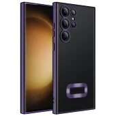 Galaxy S23 Ultra Kılıf Kamera Korumalı Logo Gösteren  Omega Kapak thumbnail 5