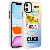 Apple iPhone 11 Kılıf Desenli  Dragon Sert Kapak thumbnail 6