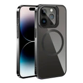 Apple iPhone 15 Pro Kılıf Magsafe Şarj Özellikli Standlı  Klon Kapak thumbnail 2