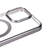 Apple iPhone 15 Pro Max Kılıf Wireless Şarj Özellikli Sert PC  Mat Riksos Magsafe Kapak thumbnail 5