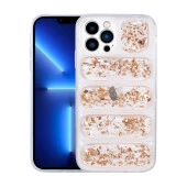 Apple iPhone 13 Pro Kılıf Kamera Korumalı Simli Airbag'li  Dalga Kapak thumbnail 3