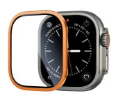 Apple Watch Ultra 49mm  ALM-01 Metal Çerçeveli Ekran Koruyucu thumbnail 1