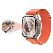 Apple Watch Ultra 49mm  ALM-01 Metal Çerçeveli Ekran Koruyucu thumbnail 5