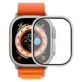 Apple Watch Ultra 49mm  ALM-02 Metal Çerçeveli Ekran Koruyucu thumbnail 1