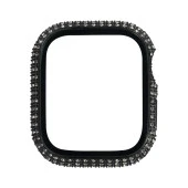 Apple Watch 7 45mm  Watch Gard 24 Kenarları Taşlı Sert PC Kasa Ve Ekran Koruyucu thumbnail 1