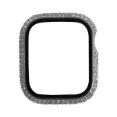 Apple Watch 7 45mm  Watch Gard 24 Kenarları Taşlı Sert PC Kasa Ve Ekran Koruyucu thumbnail 2