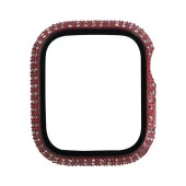 Apple Watch 7 45mm  Watch Gard 24 Kenarları Taşlı Sert PC Kasa Ve Ekran Koruyucu thumbnail 3