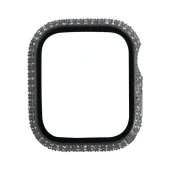 Apple Watch 7 45mm  Watch Gard 24 Kenarları Taşlı Sert PC Kasa Ve Ekran Koruyucu thumbnail 4