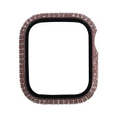 Apple Watch 7 45mm  Watch Gard 24 Kenarları Taşlı Sert PC Kasa Ve Ekran Koruyucu thumbnail 5