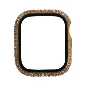 Apple Watch 7 45mm  Watch Gard 24 Kenarları Taşlı Sert PC Kasa Ve Ekran Koruyucu thumbnail 6