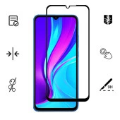 Galaxy A02S  Kenarları Kırılmaya Dayanıklı Cam Ekran Koruyucu thumbnail 3