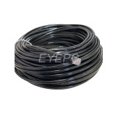 NCPLİNE 5 Metre Cat6 İnternet Kablosu Siyah Kablo DAYANIKLI KALIN KABLO - 1