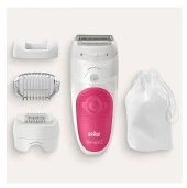 Braun Silk-Épil 5 5600 Sensosmart, Kablosuz, Islak&Kuru, 3 Ek Parçalı, 2'Si 1 Arada Epilatör - 5