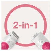 Braun Silk-Épil 5 5600 Sensosmart, Kablosuz, Islak&Kuru, 3 Ek Parçalı, 2'Si 1 Arada Epilatör - 6