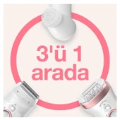 Braun Silk-épil 9 9855 SensoSmart Kablosuz, Islak Kuru, 3'ü 1 Arada Epilatör thumbnail 3