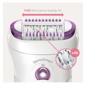 Braun Silk-épil 9 9735 SensoSmart Kablosuz Islak&Kuru 6 Ek Parçalı 3'ü 1 Arada Epilatör - 6