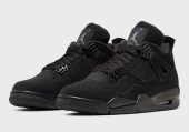 Nike Air Jordan Retro 4 Black Cat Spor Ayakkabı - 3