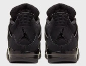Nike Air Jordan Retro 4 Black Cat Spor Ayakkabı - 5