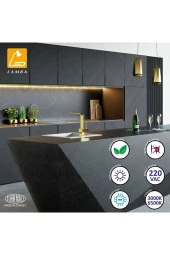 Lambaled Mutfak Tezgahı Led Aydınlatma Beyaz Işık - 150cm Buzlu Kapak thumbnail 2